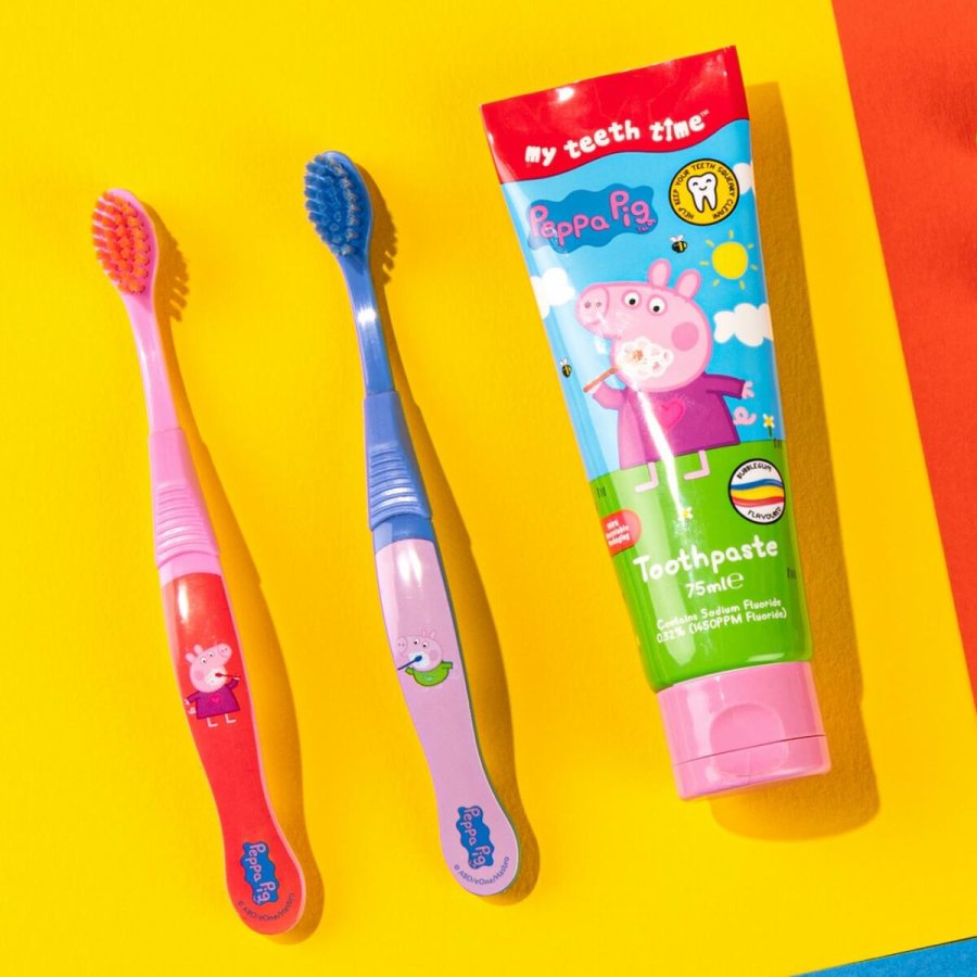Tandbrste til Brn Peppa Pig Pink Bl (2 enheder) #3