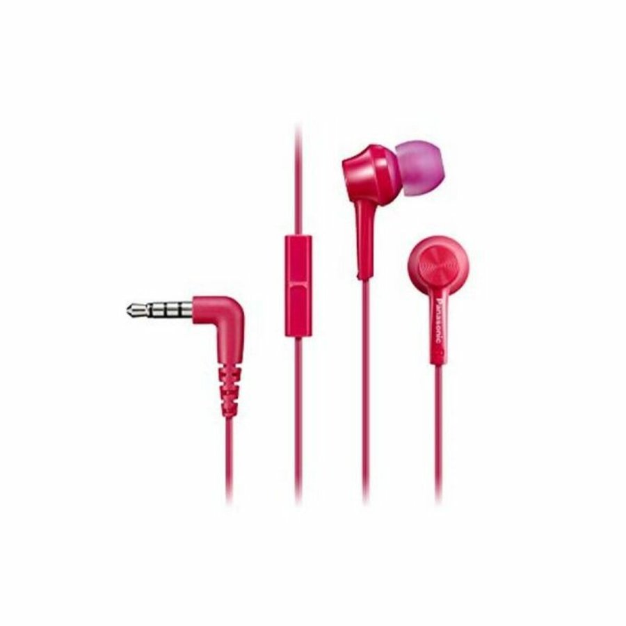 Hovedtelefoner med mikrofon Panasonic RPTCM105 PK in-ear Pink (1 enheder) #1