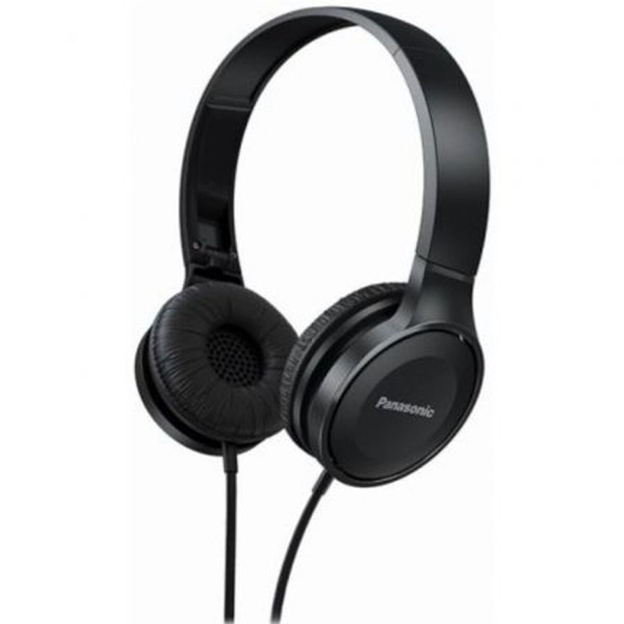 Hovedtelefoner med mikrofon Panasonic RP-HF100ME-K (3.5 mm) Sort #1