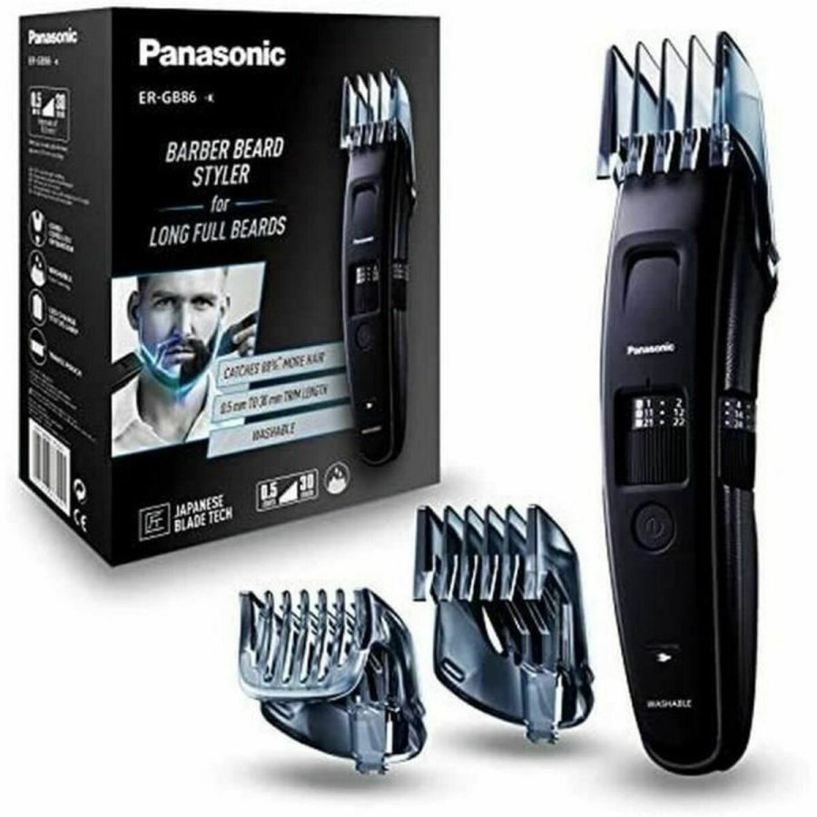 Hrtrimmer/Shaver Panasonic ER-GB86-K503 0,5-30 mm (3 enheder) #1