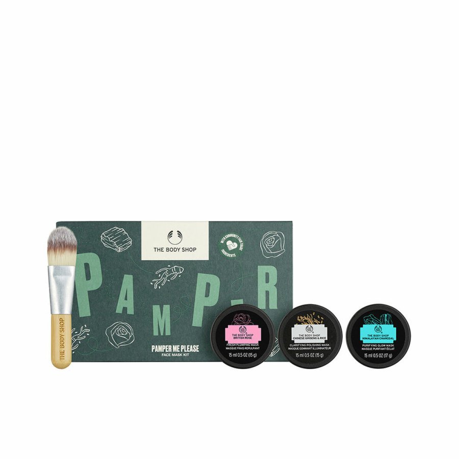 Unisex kosmetikst The Body Shop FACE MASK 4 Dele #1