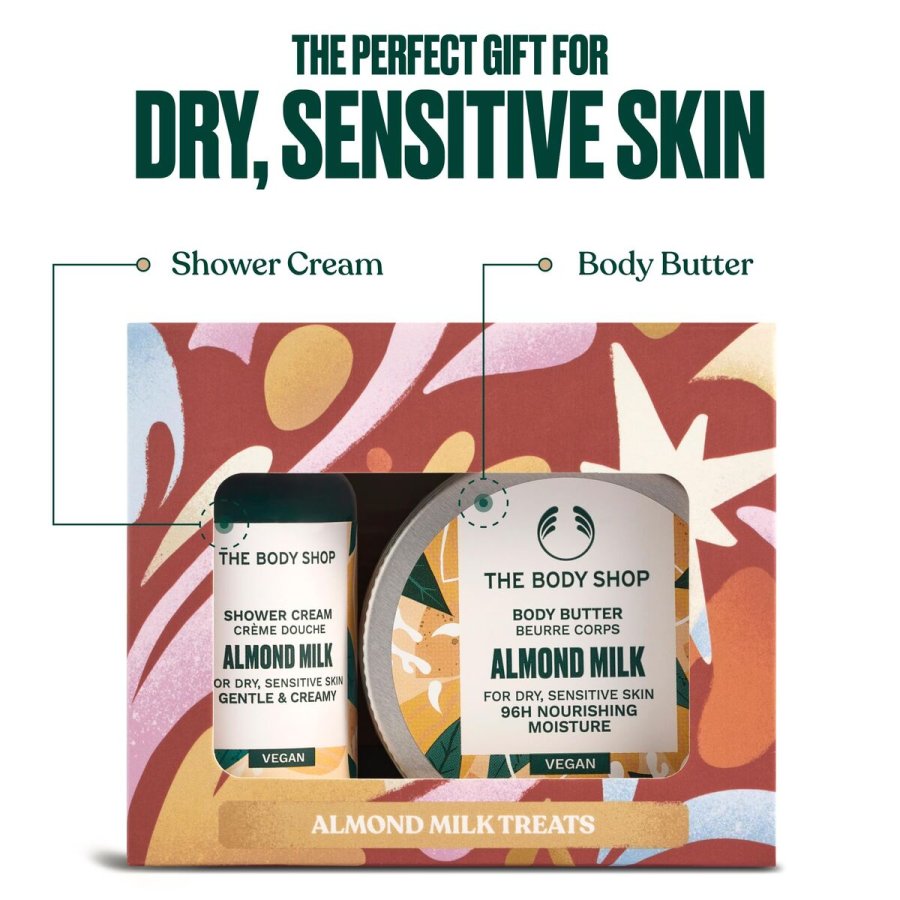Kosmetik st til kvinder The Body Shop ALMOND MILK 2 Dele #3