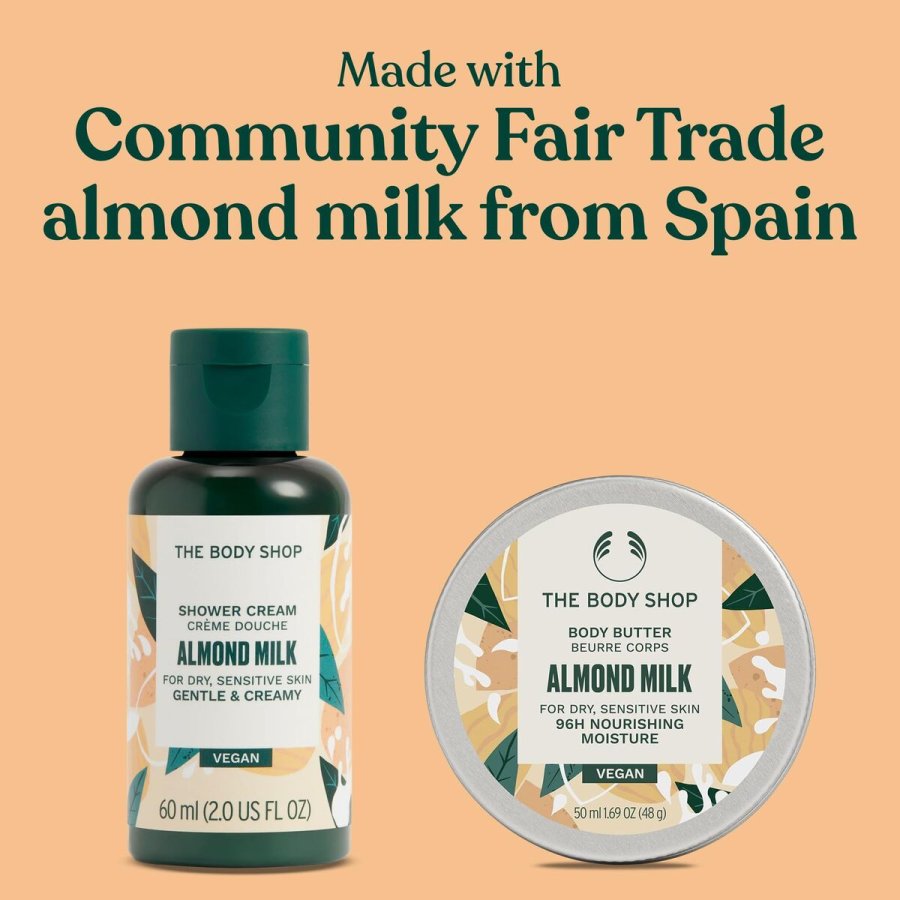 Kosmetik st til kvinder The Body Shop ALMOND MILK 2 Dele #4