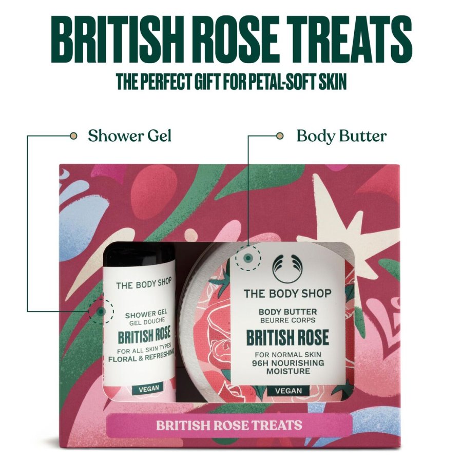 Shower gel The Body Shop BRITISH ROSE 2 Dele #3