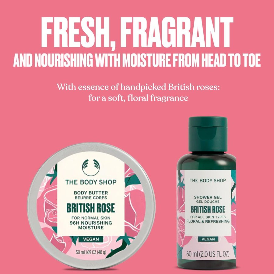 Shower gel The Body Shop BRITISH ROSE 2 Dele #4