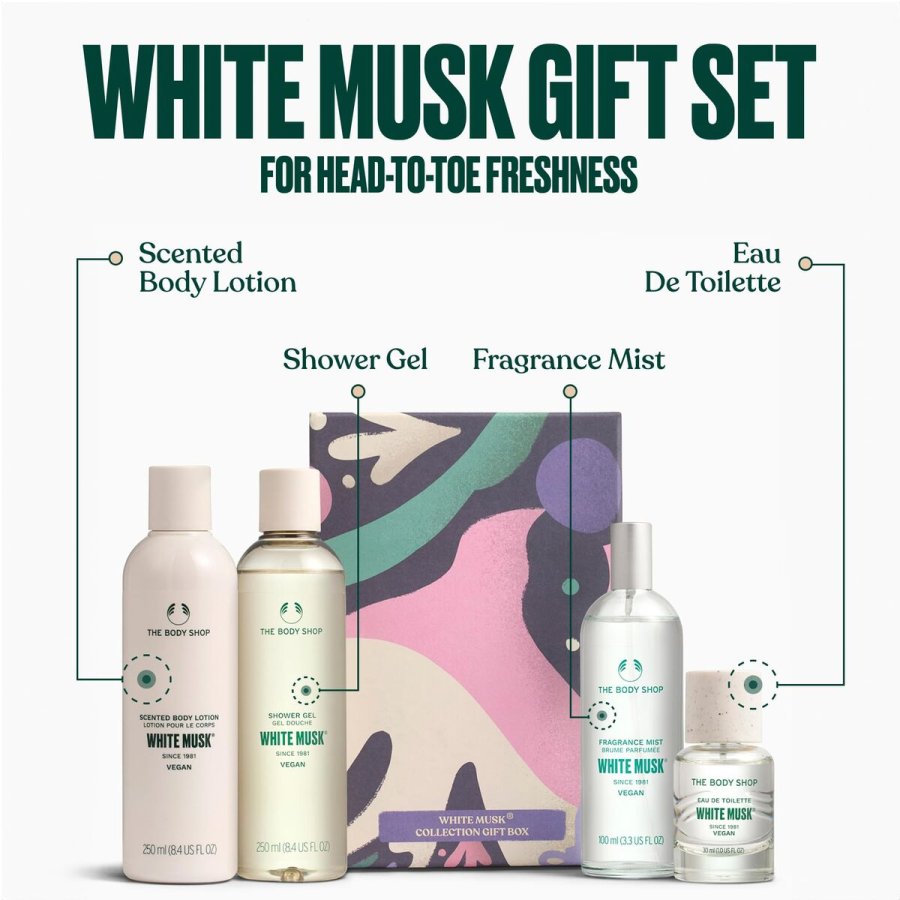 Parfume st til kvinder The Body Shop WHITE MUSK 4 Dele #3