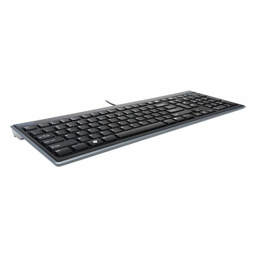 Tastatur Kensington Advance Fit AZERTY Sort Mat bagp� Fransk AZERTY #2
