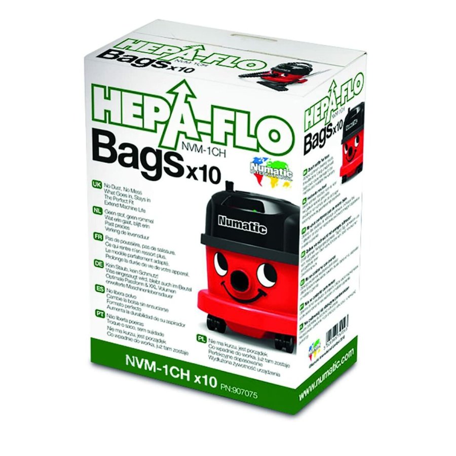 Udskiftningspose til Stvsuger HEPA-flo Henry Hetty Harry Numatic NVM-1CH #13