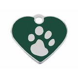 Identifikationsplade Imarc Heart Grn Slvfarvet #1