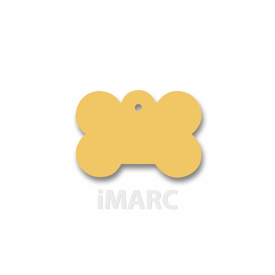 Identifikationsplade Imarc Bone Gul #2