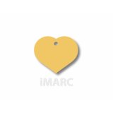 Identifikationsplade Imarc Heart Gul #1