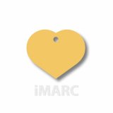 Identifikationsplade Imarc Heart Gul #2