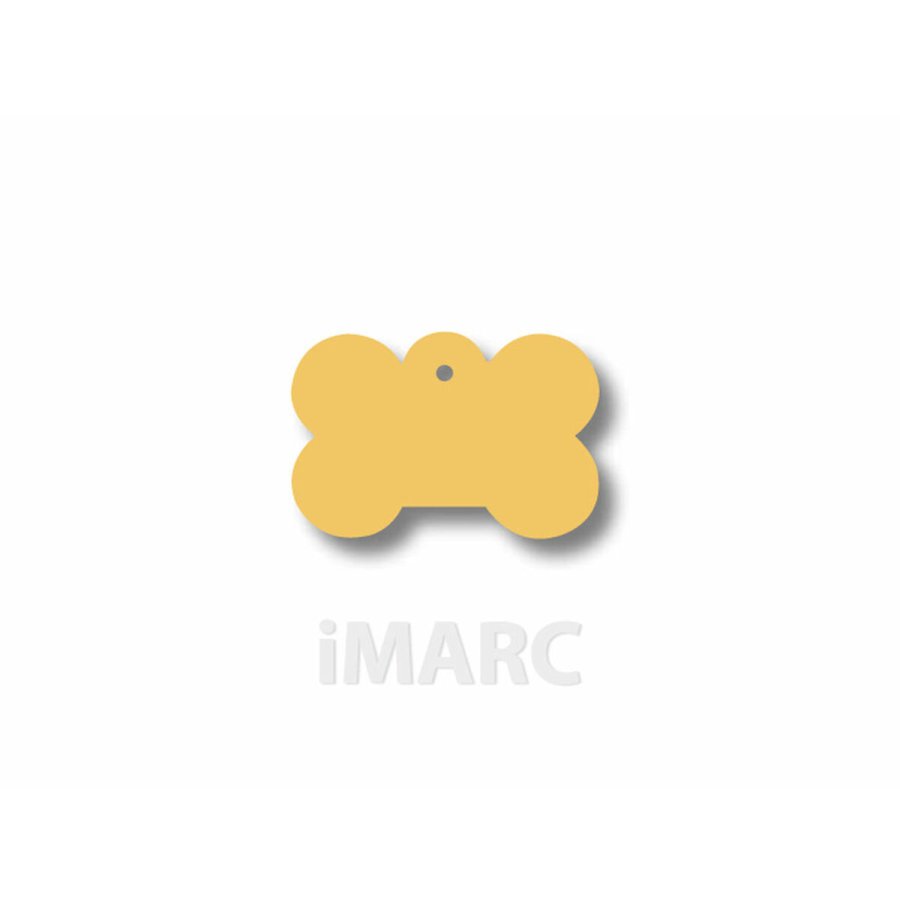Identifikationsplade Imarc Bone Gul #2