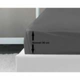 bundplastik Lovely Home Gr Mrkegr Dobbelt seng 160 x 200 cm #1