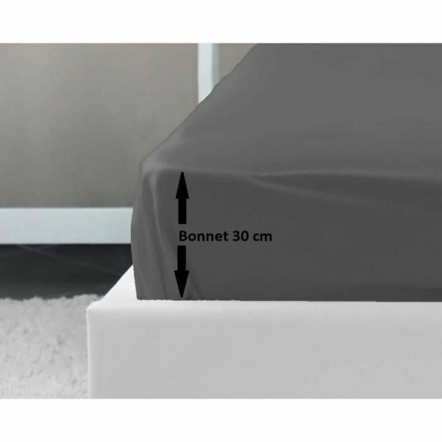 Monteret bundark Lovely Home Gr Mrkegr 180 x 200 180 x 200 cm #1