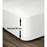 bundplastik Lovely Home Hvid Dobbelt seng 160 x 200 cm 100% bomuld #2