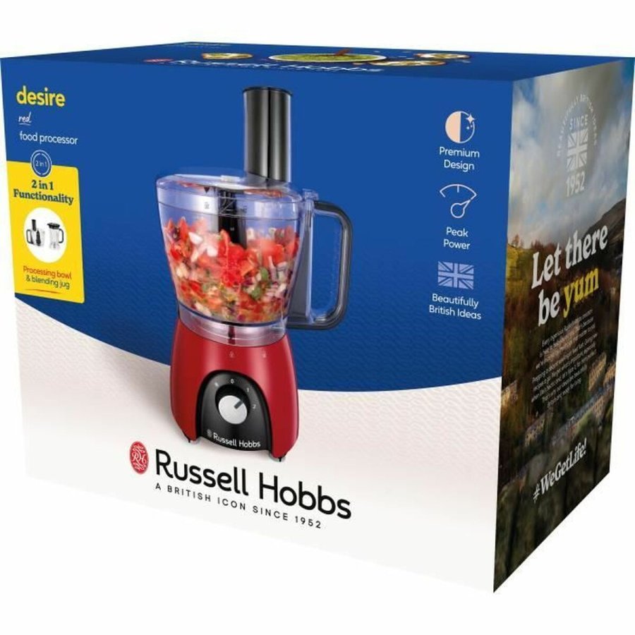 Foodprocessor Russell Hobbs Desire Red Rd 600 W #4