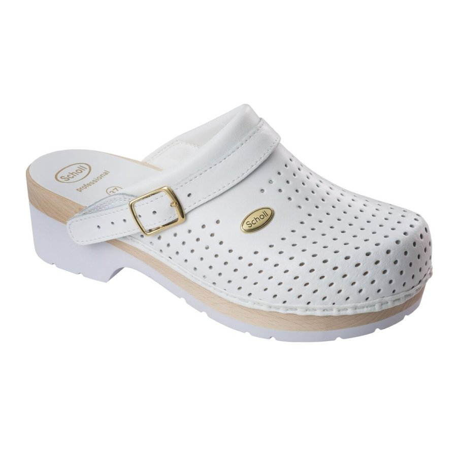 Tr�sko Scholl Clog Hvid #1
