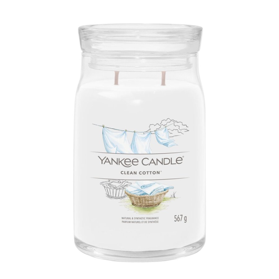 Duftlys Yankee Candle Clean Cotton 567 g #1
