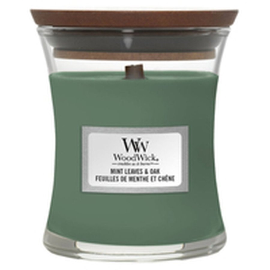 Duftlys Woodwick Mint Leaves & Oak 275 g #2