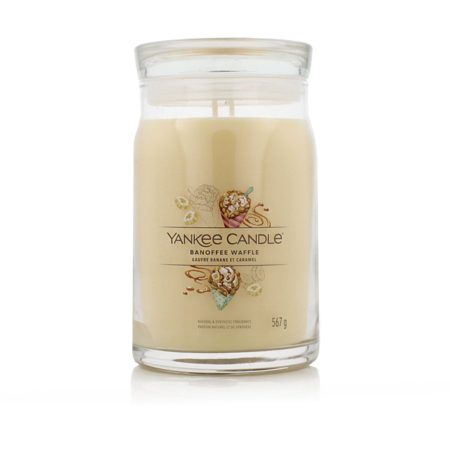 Duftlys Yankee Candle Signature Large Jar Banoffee Waffle 567 g #1