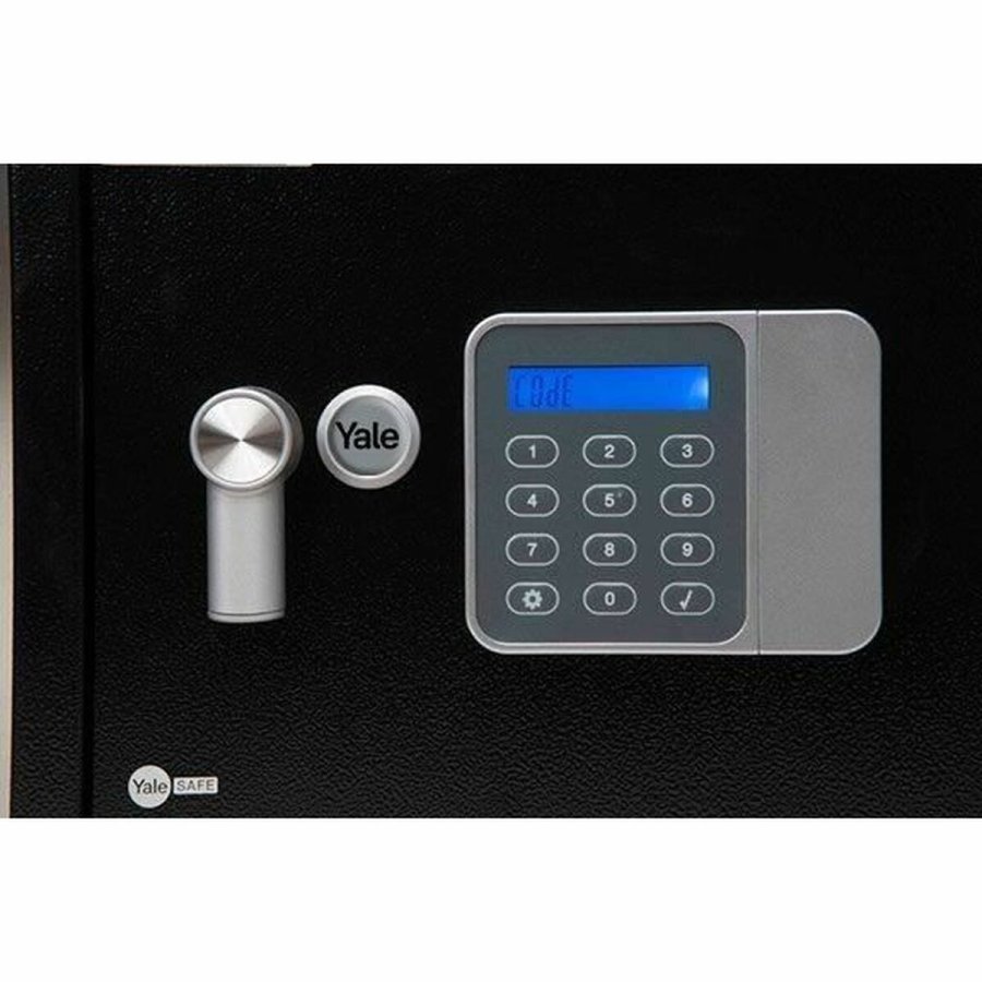 Pengeskab med elektronisk ls Yale YSG/200/DB2 20 x 31 x 20 cm 8,6 L Sort #16