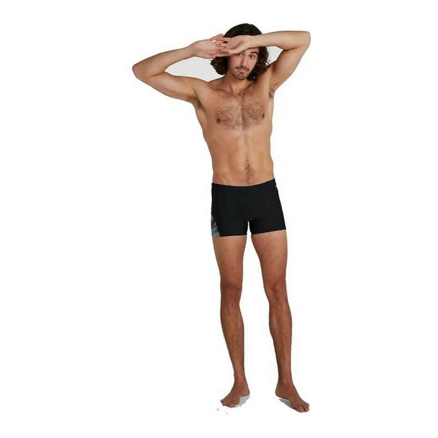 Badetj til Mnd Speedo Allover V-Cut Aquashort Sort #1