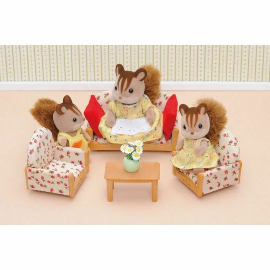 Tilbehr til dukkehus Sylvanian Families Sofa + 2 Armchairs + Table #3