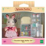 Action Figurer Sylvanian Families Mom Rabbit Chocolate / Refrigerator #3