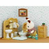 Action Figurer Sylvanian Families Chocolate Rabbit and Toilet Set #2