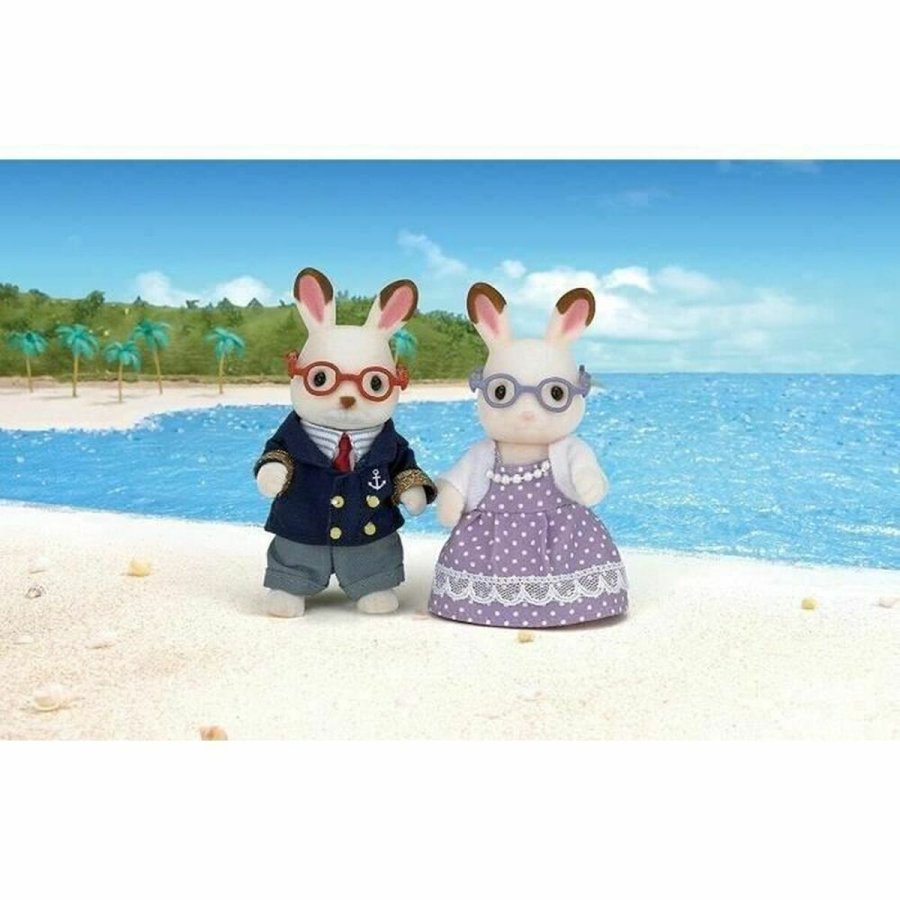 Action Figurer Sylvanian Families 5190 Grandparents Rabbit Chocolate #1