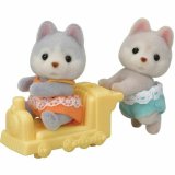 Action Figurer Sylvanian Families Los gemelos Husky #1