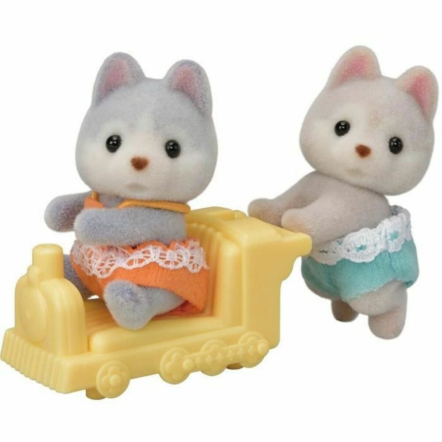 Action Figurer Sylvanian Families Los gemelos Husky #1
