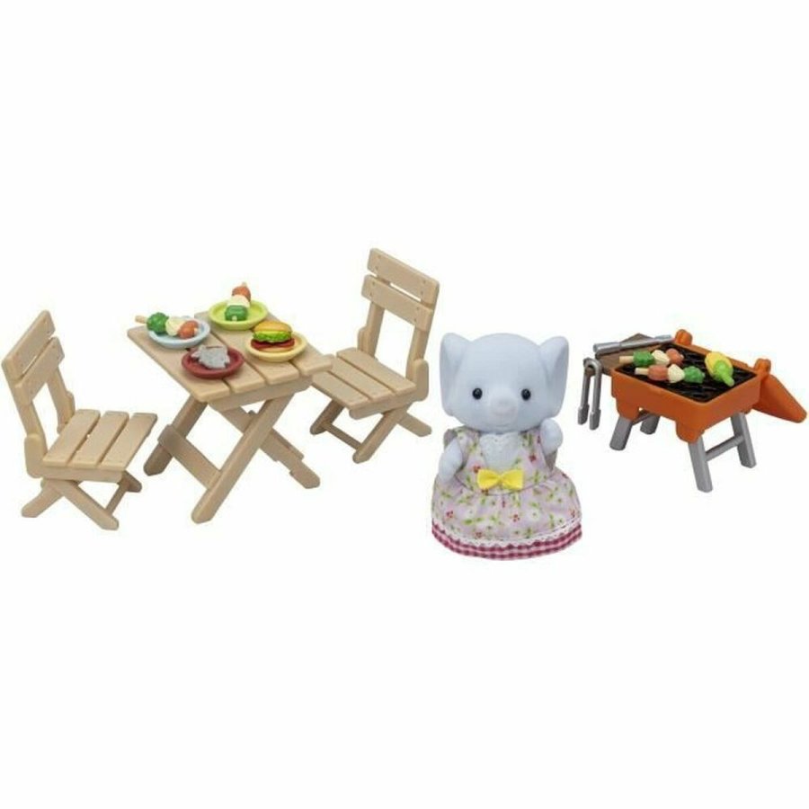 Tilbehr til dukkehus Sylvanian Families The Elephant Girl and Her Picnic Set #1