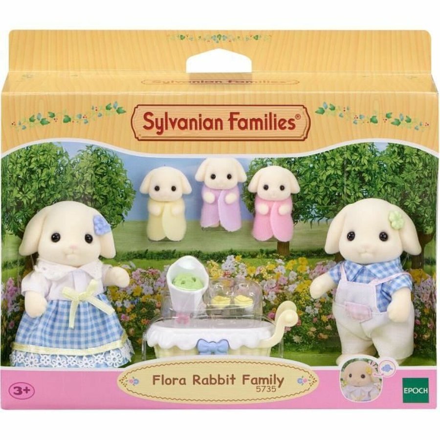 Tilbehr til dukkehus Sylvanian Families 5735 Flora Rabbit family #1