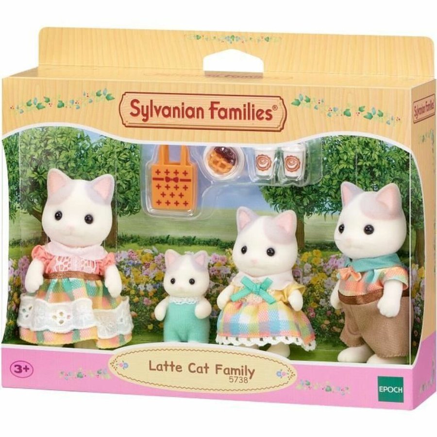 Tilbehr til dukkehus Sylvanian Families 5738 Latte Cat Family #1