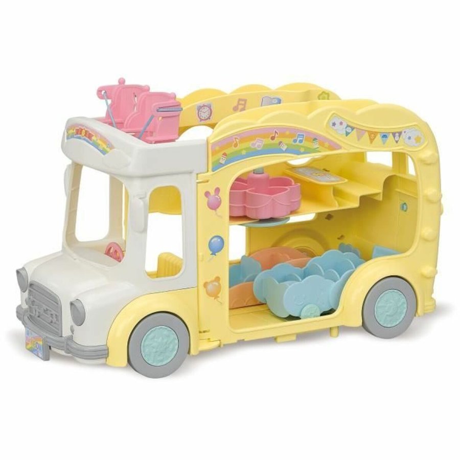 Tilbehr til dukkehus Sylvanian Families 5744 Rainbow Fun Nursery Bus #3