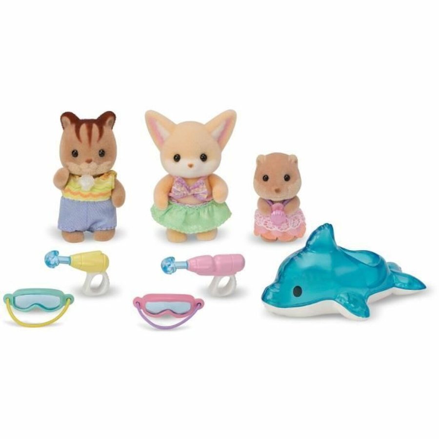 Tilbehr til dukkehus Sylvanian Families 5749 Nursery Friends Pool Fun trio #3