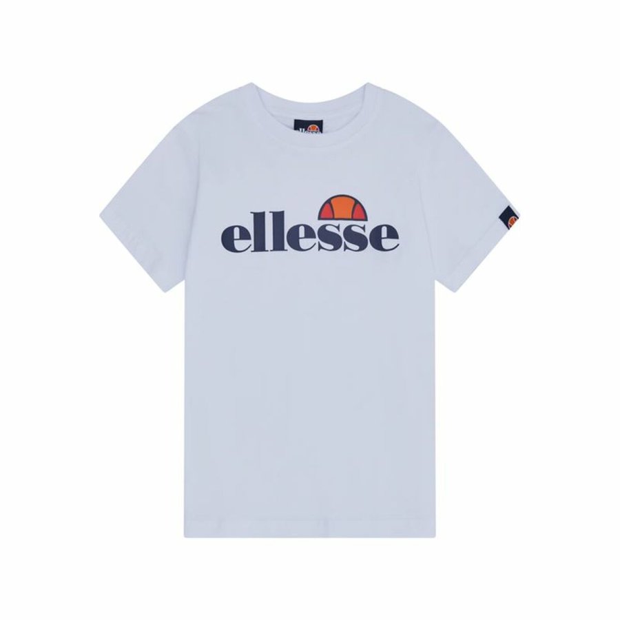Kortrmet T-shirt til Mnd Ellesse Albany Hvid #1