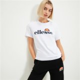 Kortrmet T-shirt til Mnd Ellesse Albany Hvid #2