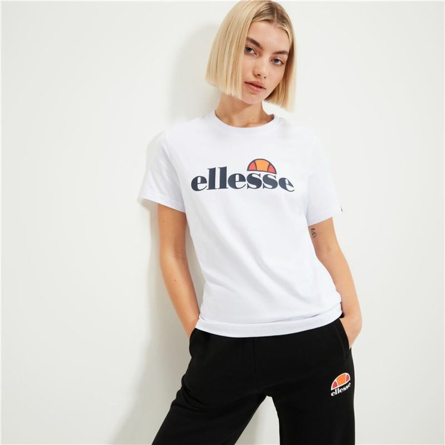 Kortrmet T-shirt til Mnd Ellesse Albany Hvid #2