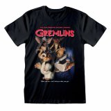 Kortrmet T-shirt Gremlins Homeage Style Sort Unisex #2
