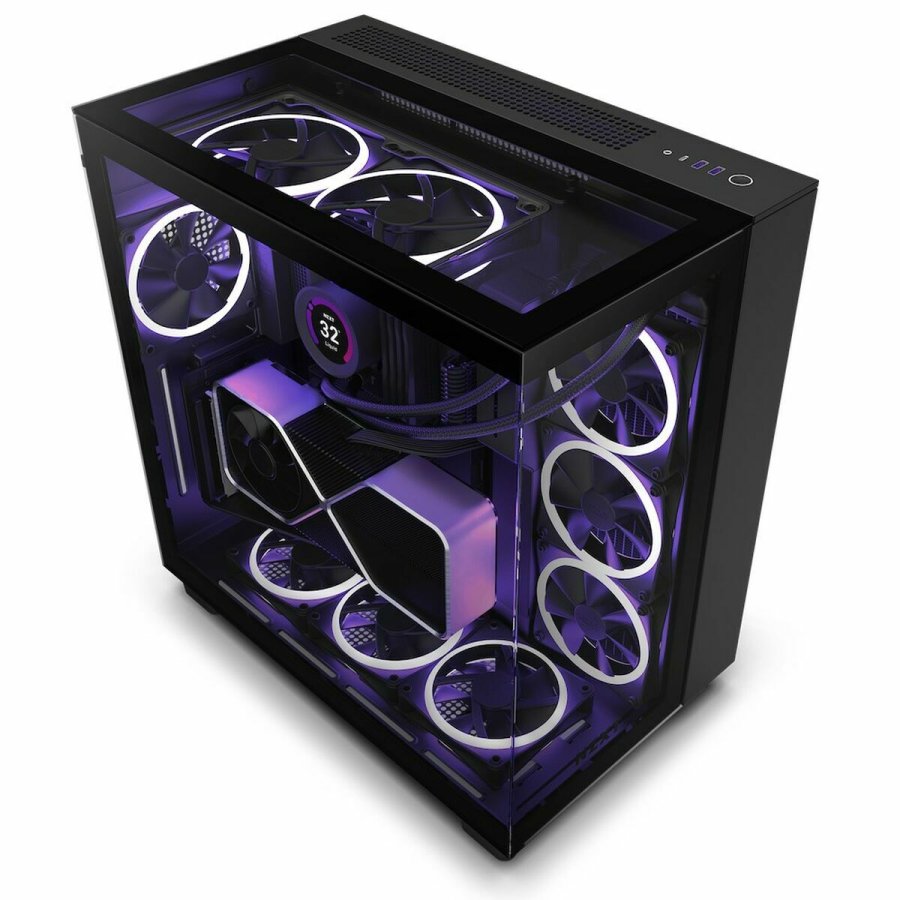 ATX Semi-t�rn kasse NZXT H9 Elite Sort #2