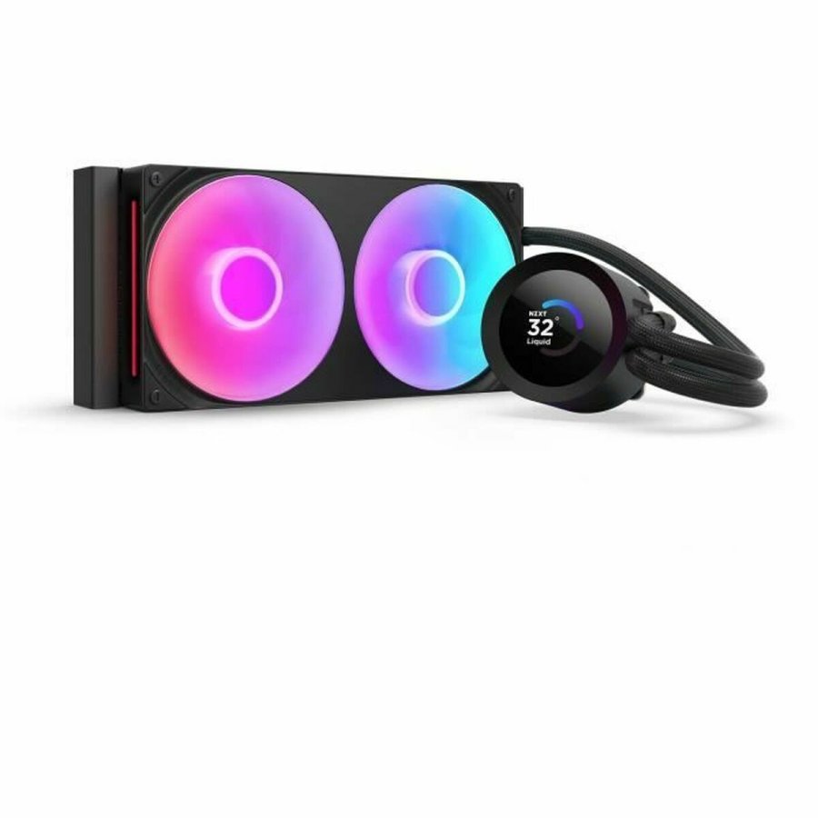 S�t med flydende k�lev�ske NZXT RL-KR240-B2 Kraken Plus 240 RGB Sort #1