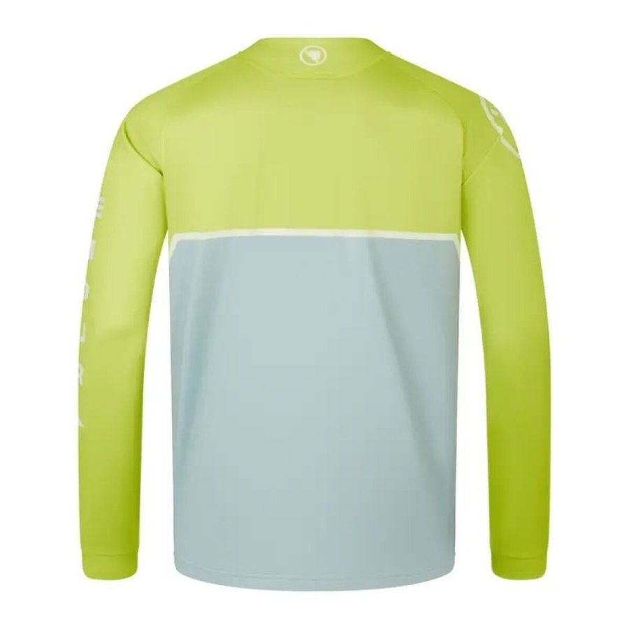 Cykeltr�je Endura Core Printed Limegr�n #2