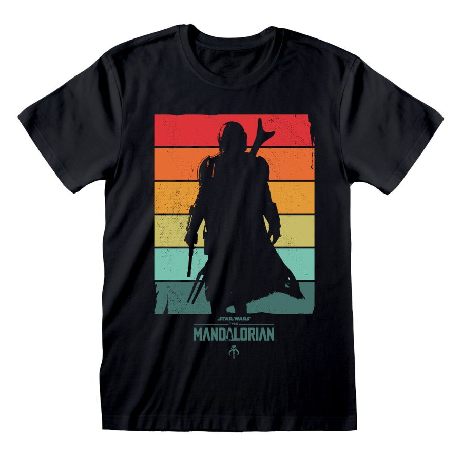 Kortrmet T-shirt The Mandalorian Spectrum Sort Unisex #1