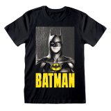 Kortrmet T-shirt Batman Keaton Batman Sort Unisex #1