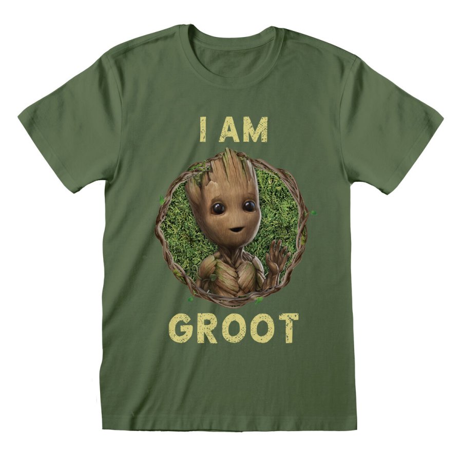 Kortrmet T-shirt Marvel Badge Grn Unisex #1