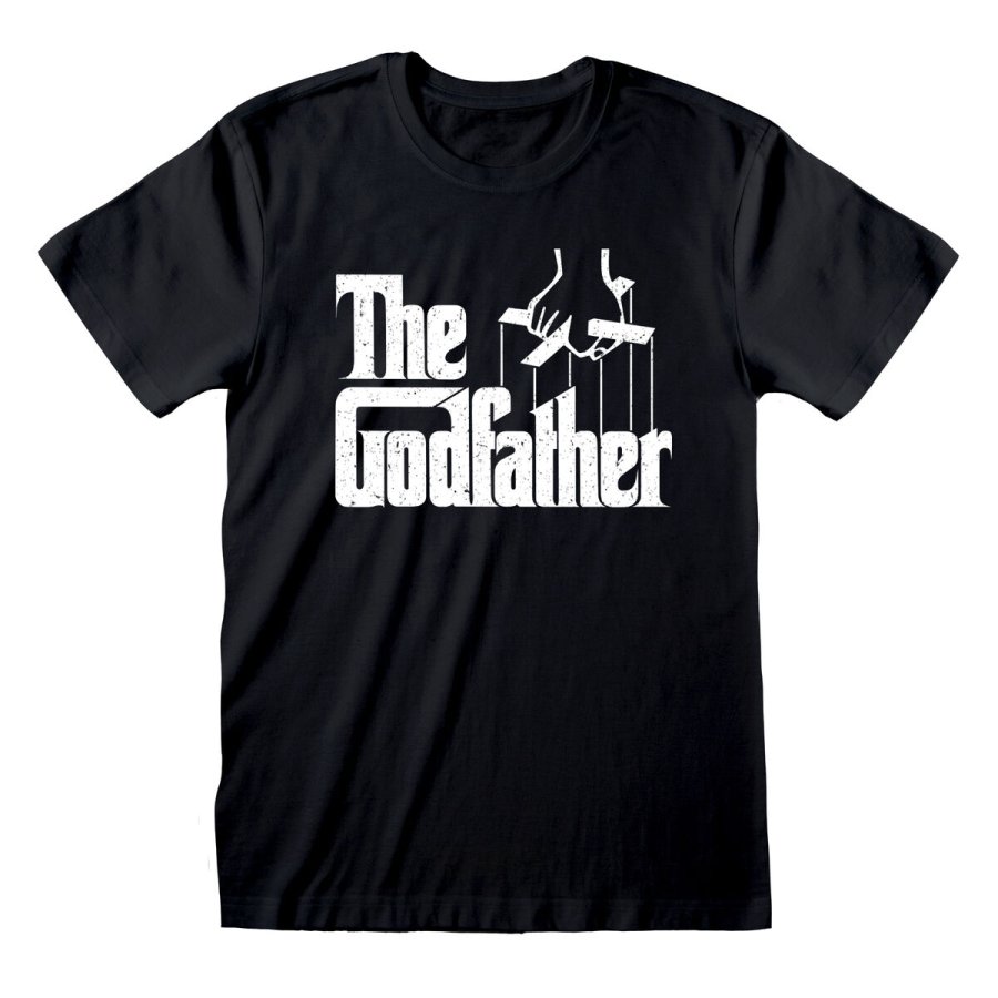 Kortrmet T-shirt The Godfather Logo Sort Unisex #1