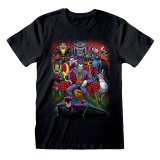 Kortrmet T-shirt DC Comics Villains Sort Unisex #1